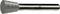 A cylindrical metal tool with a textured cutting head designed for grinding or shaping materials, featuring a 'LUKAS' logo on the side.