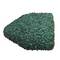 A close-up of a textured, green abrasive grinding tip with a conical shape, used for smoothing surfaces in various mechanical applications.