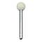 A metal rod with a round, white felt tip; often used for polishing or finishing surfaces.