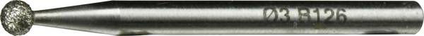 LUKAS-ERZETT A34013091126 Diamond grinding bit Diameter 3 mm    1 pc(s)