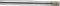 A cylindrical metal tool with a textured, rough end for grinding or cutting materials.