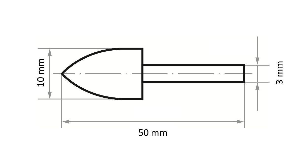 LUKAS-ERZETT A3701010123 Buffering bit Diameter 3 mm 20 pc(s)-4