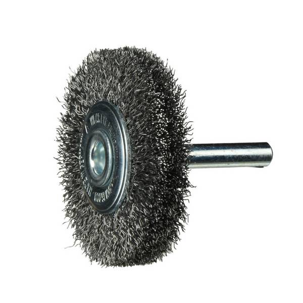 LUKAS-ERZETT Shaft round wire brush BSSW for steel 50x10 mm for drill machine corrugated BSSW 05010 S6 A350005026 10 pc(s)