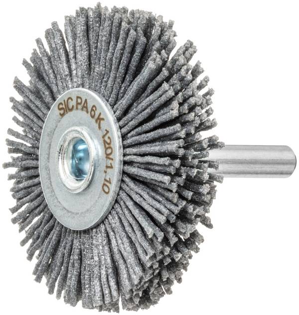 LUKAS-ERZETT Shaft round wire brush BSNG universal 70x12 mm for nylon drills | coarse BSSW 07018 S6 A350107012048 10 pc(s)