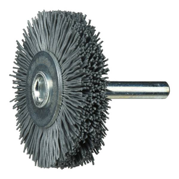 LUKAS-ERZETT Shaft round wire brush BSNF universal 70x12 mm for drills from nylon | FEIN BSNF 07012 S6 A350107012049 10 pc(s)
