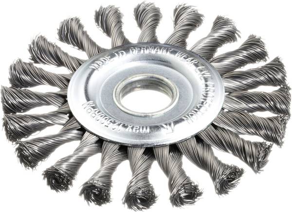 LUKAS-ERZETT Round wire brush BRSZ universal 125x14 mm for angled grinder tapped BRSZ 12514 A350312514135 1 pc(s)