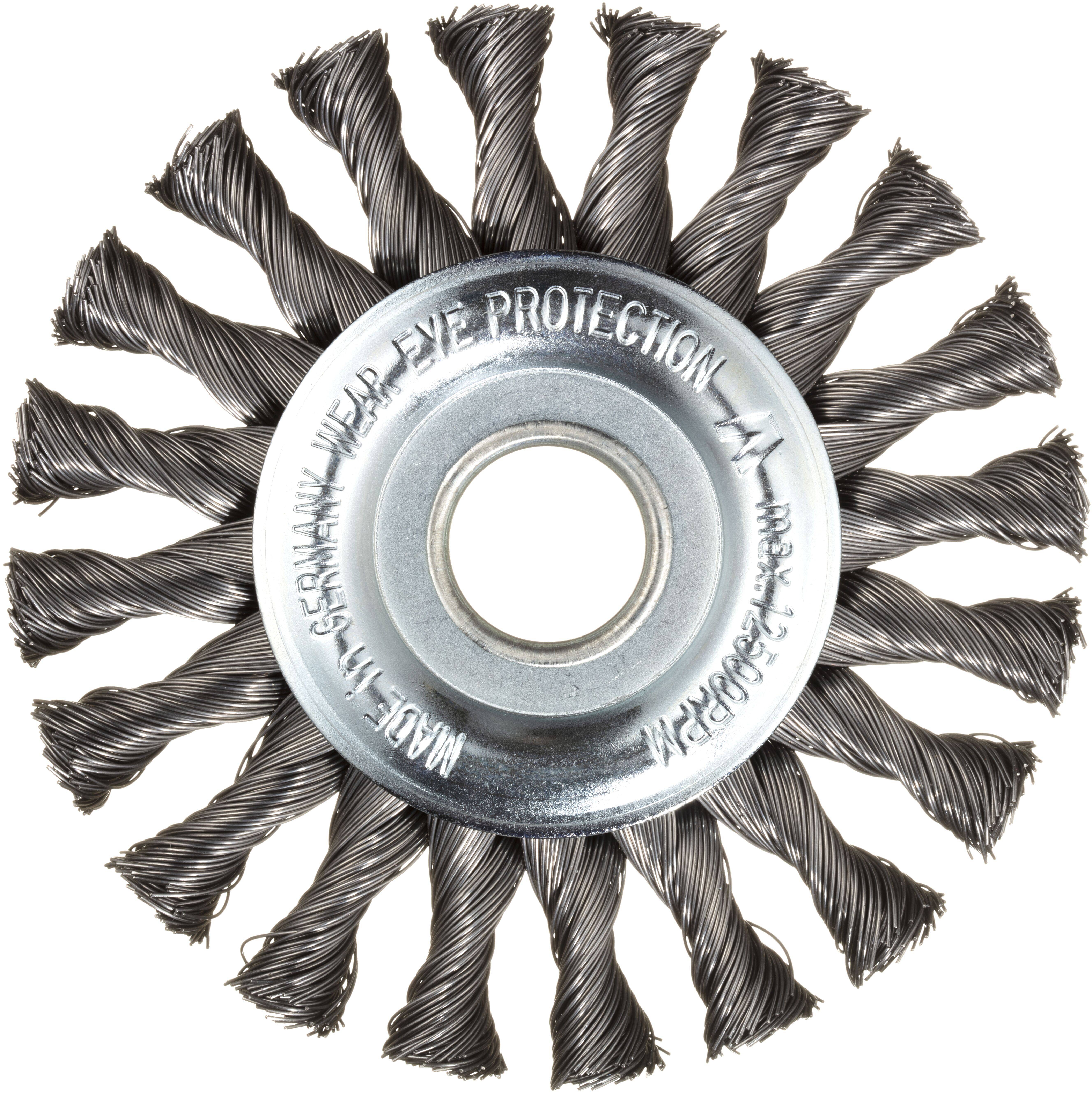LUKAS-ERZETT Round wire brush BRSZ universal 125x14 mm for angled grinder tapped BRSZ 12514 A350312514135 1 pc(s)-1