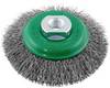 LUKAS-ERZETT BKVW stainless steel cone brush, for 100x12 mm, corrugated angle grinder BKVW 10012 M14 VA A350610012213 1 pc(s)