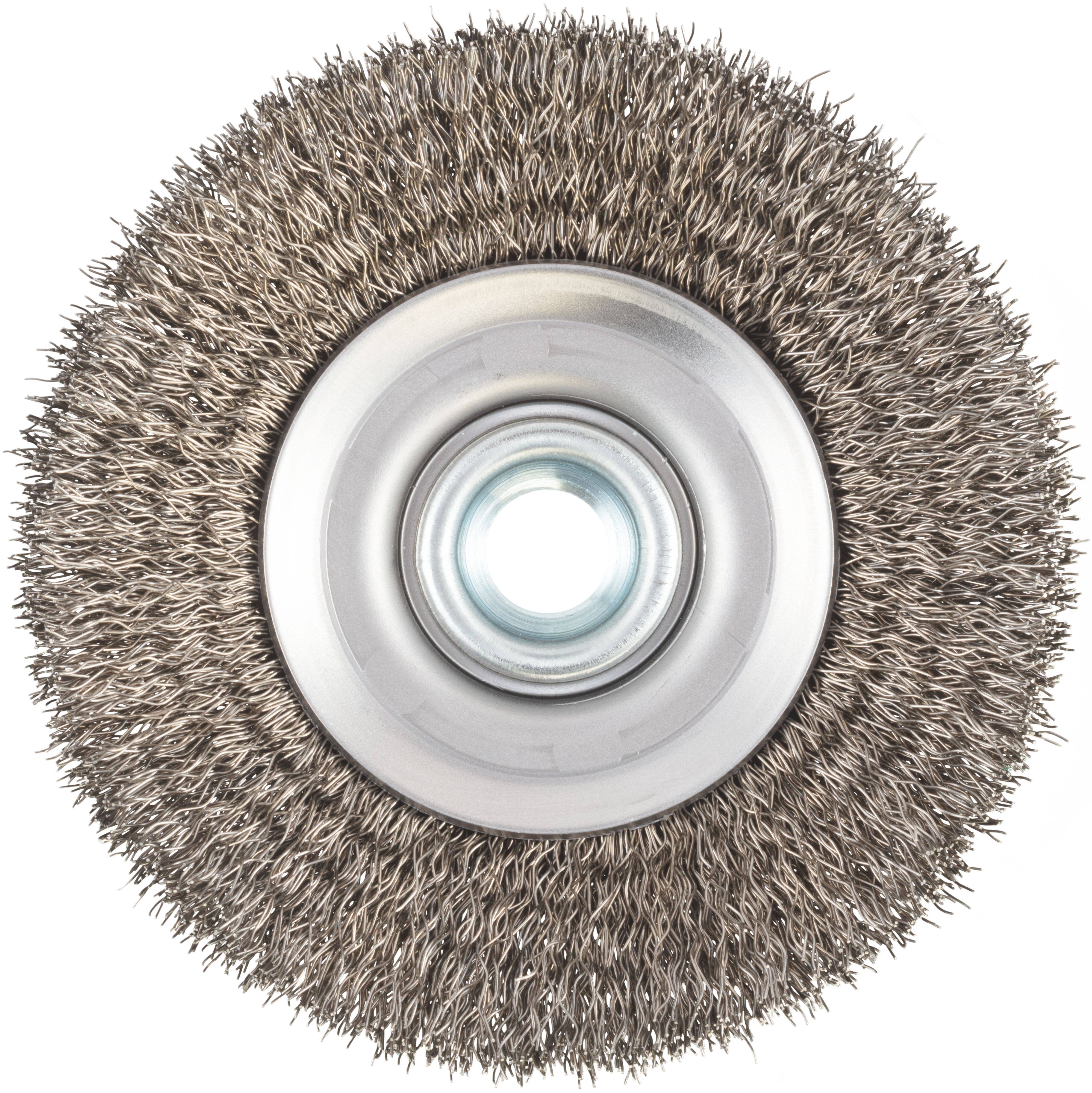 LUKAS-ERZETT BKVW stainless steel cone brush, for 100x12 mm, corrugated angle grinder BKVW 10012 M14 VA A350610012213 1 -1