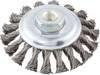 LUKAS-ERZETT BKSZ universal 100x13 mm beveled brush, tapped for angle grinders BKSZ 10013 M14 A350610013135 1 pc(s)