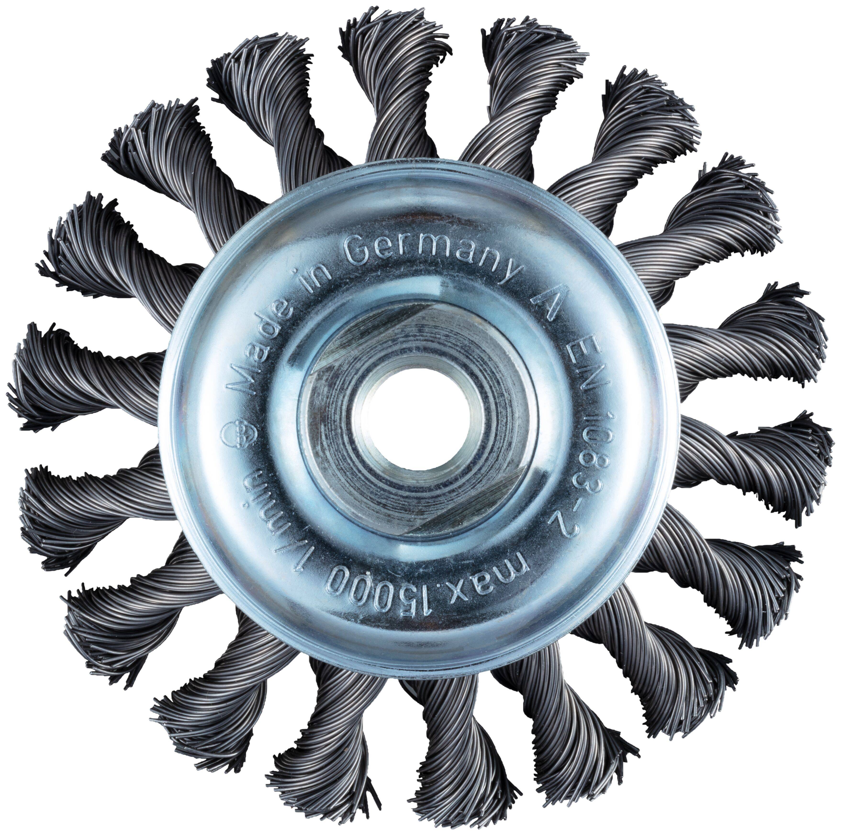 LUKAS-ERZETT BKSZ universal 100x13 mm beveled brush, tapped for angle grinders BKSZ 10013 M14 A350610013135 1 pc(s)-3