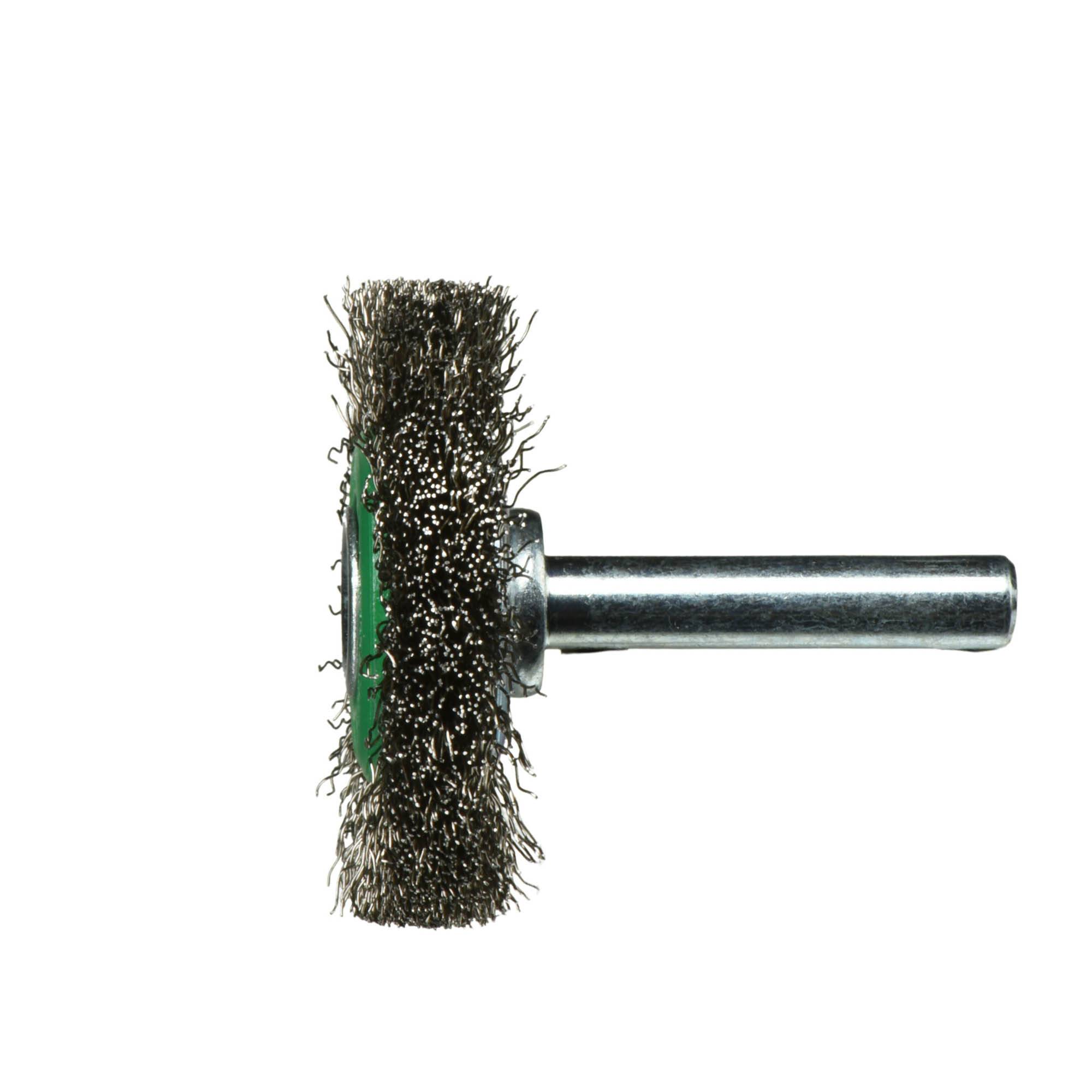 LUKAS-ERZETT Shaft round wire brush BVW for stainless steel 40x11 mm for straight grinder shaft BSVW 04011 S6 VA A351004-1