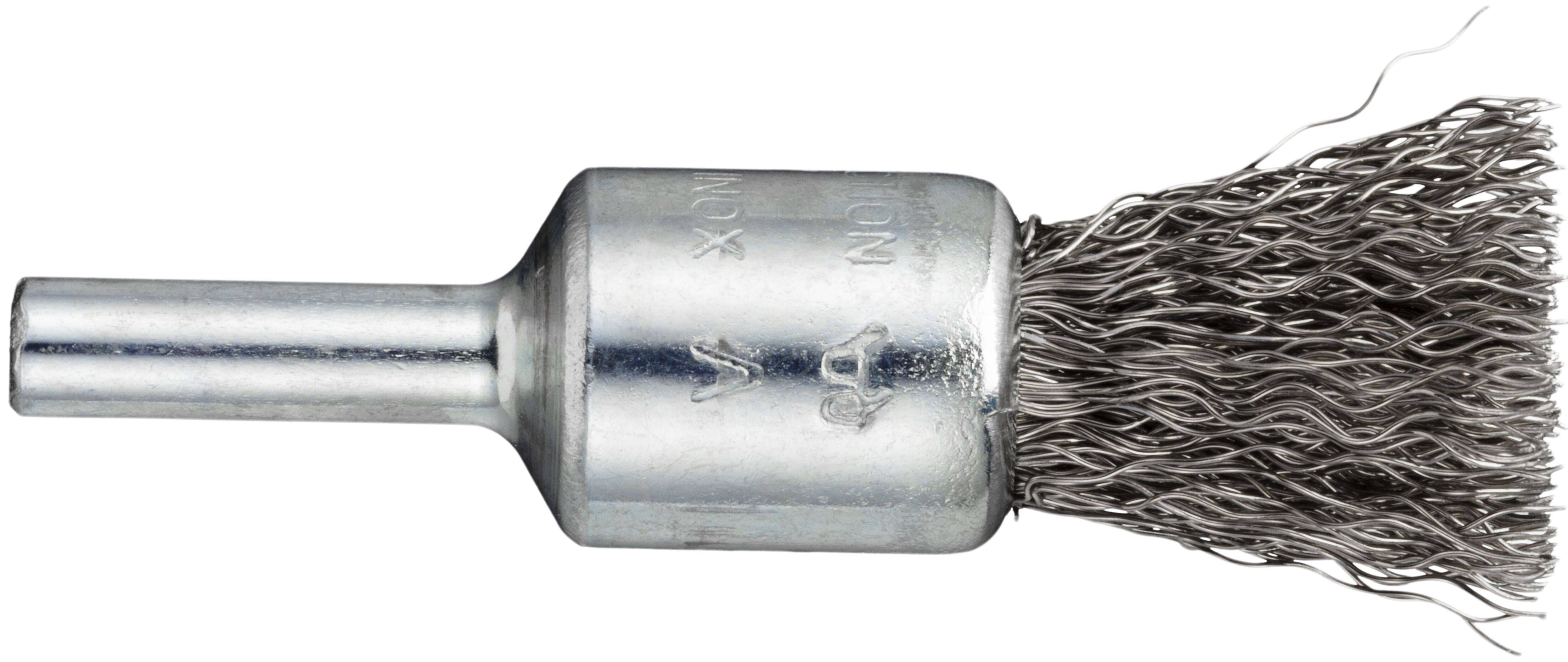 LUKAS-ERZETT Curved BPVW brush wire brush for stainless steel 17x17 mm for straight grinder BPVW 01725 S6 VA A351101506 -2