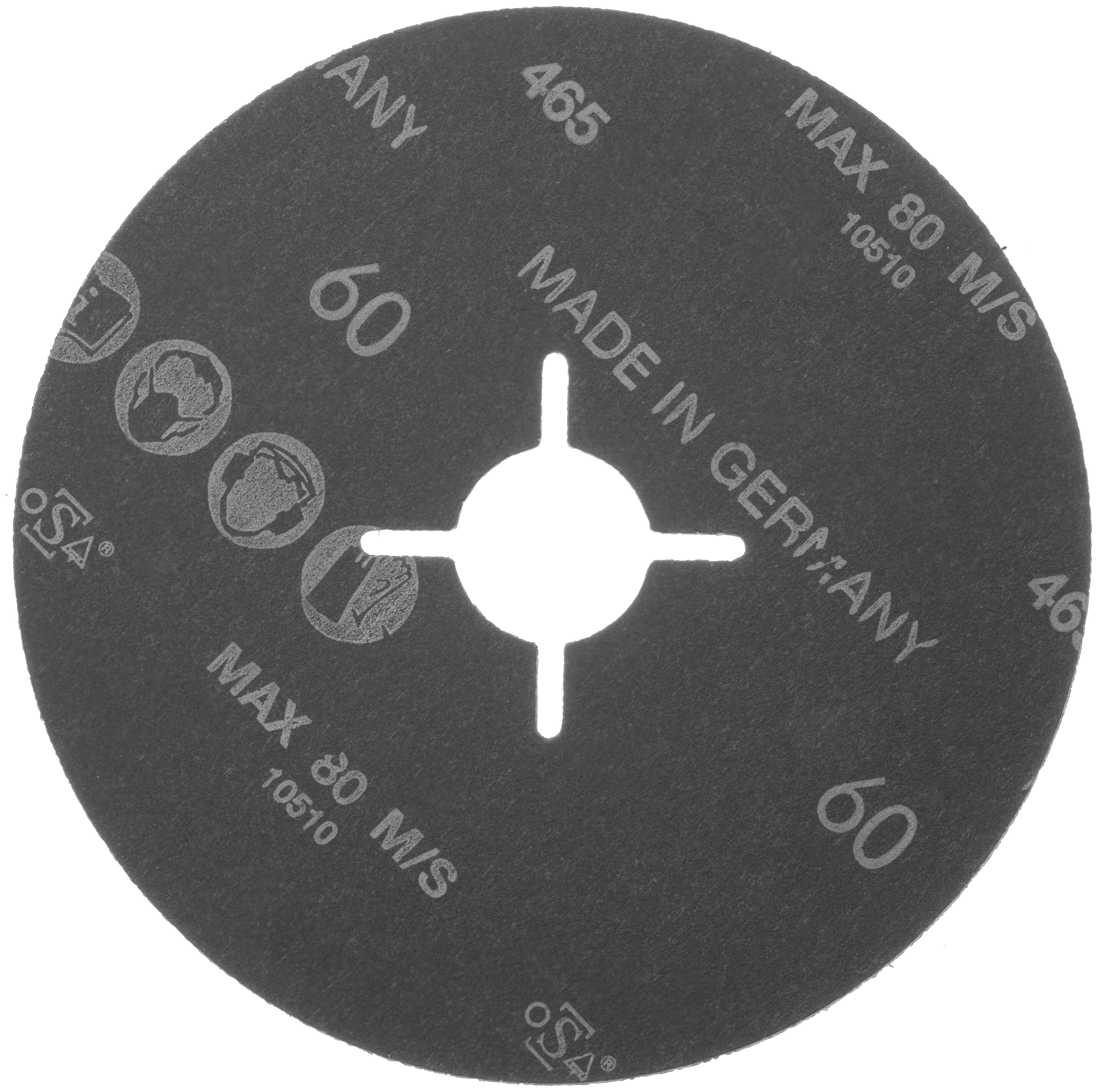 LUKAS-ERZETT A383012506030001 Abrasive fibre disc Diameter 125 mm Grit size=60 50 pc(s)-1