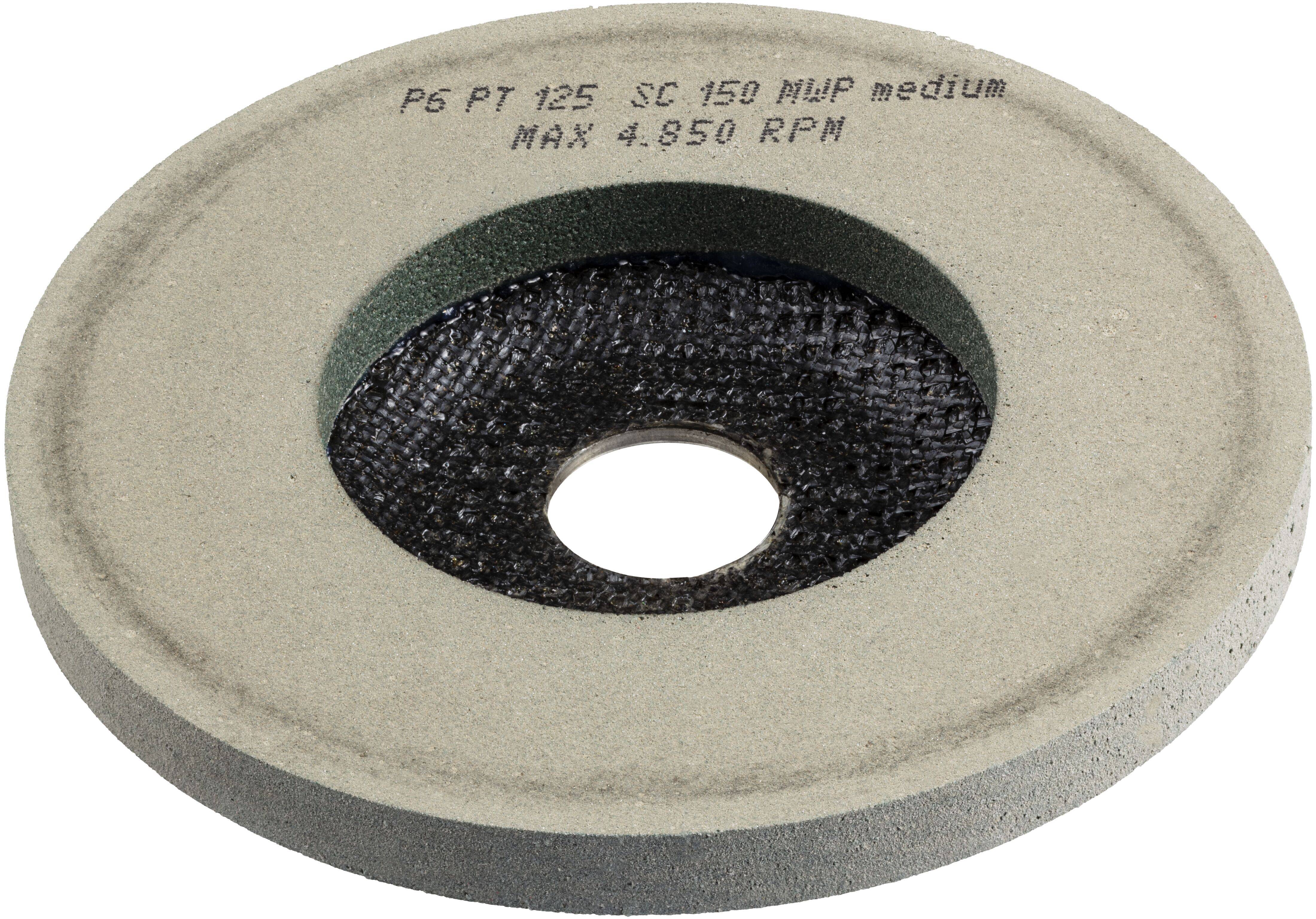 LUKAS-ERZETT A671612515014 Polishing disc P6PT Ø 125 mm Medium | Korn 150 | for angle grinder flat silicon carbide-1
