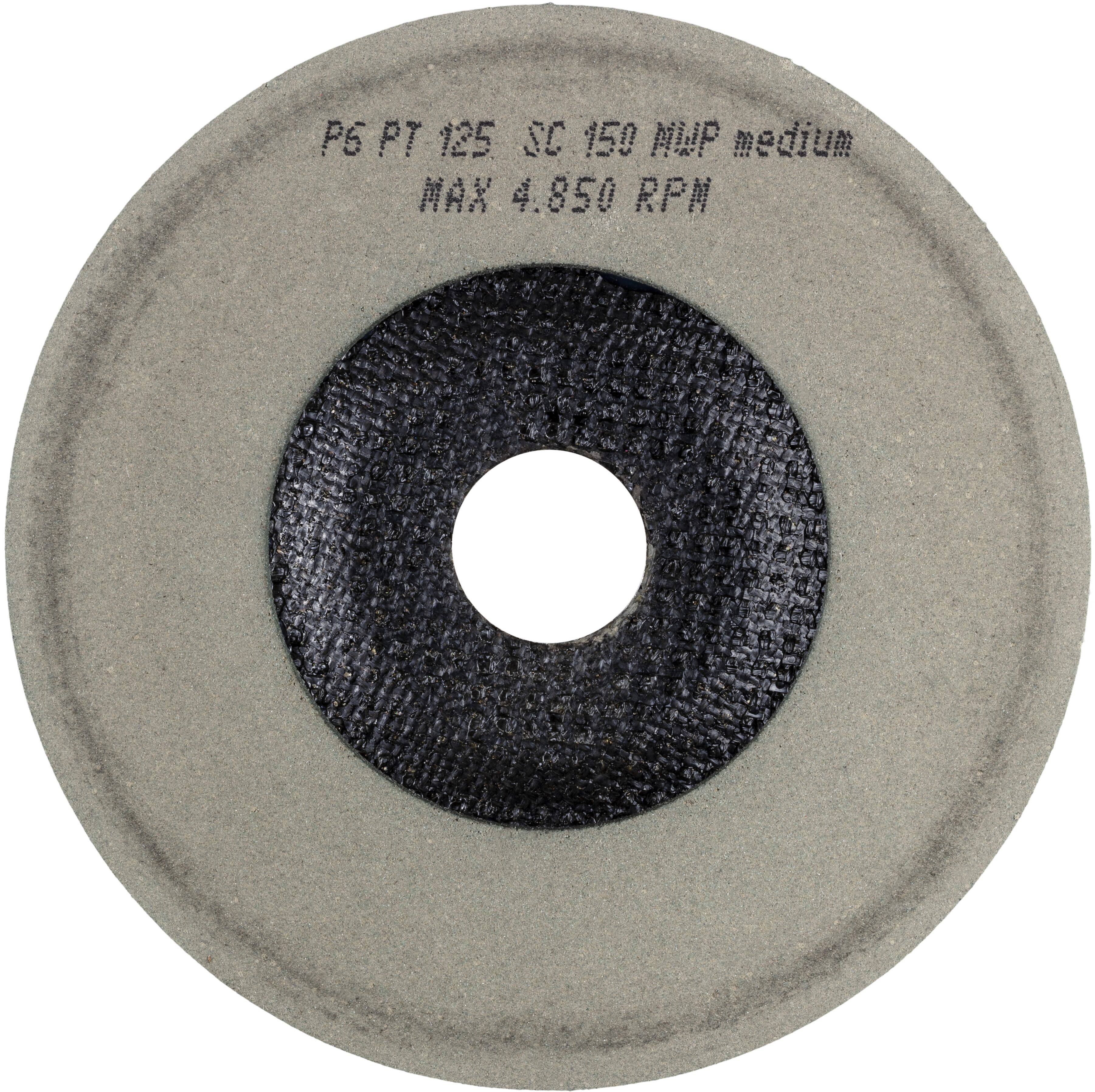 LUKAS-ERZETT A671612515014 Polishing disc P6PT Ø 125 mm Medium | Korn 150 | for angle grinder flat silicon carbide-2