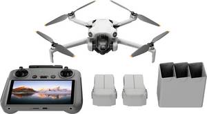 DJI Mini 4 Pro Fly More Combo Plus (DJI RC 2)  Quadcopter RtF Camera drone Black, White