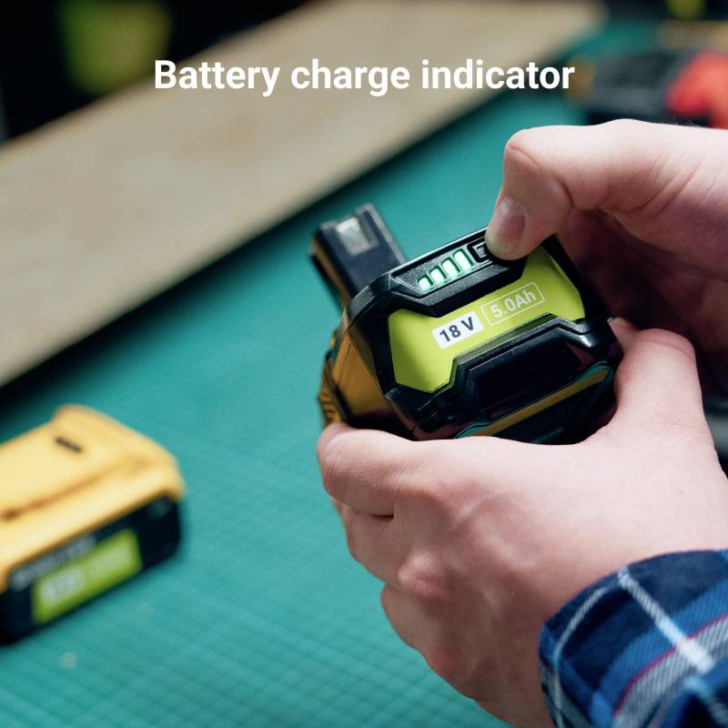 Green Cell GC-PTRY18V5 RB18L50 Tool battery 18 V 5.0 Ah Li-ion-6