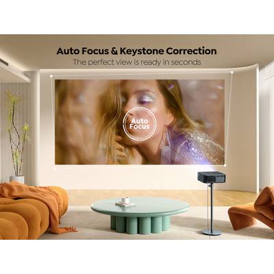 Yaber Projector K2S Pro LCD 800 ANSI lumen 1920 x 1080 Full HD Smart System, integrated apps, Smart-TV dongle, Full HD, -7