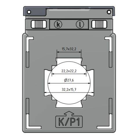 Celsa ALO-E 3015 100/5A 1VA Kl. 0.2s 70142-1904-0100 Current transformer, calibrated Primary current 100 A Secondary cur-8