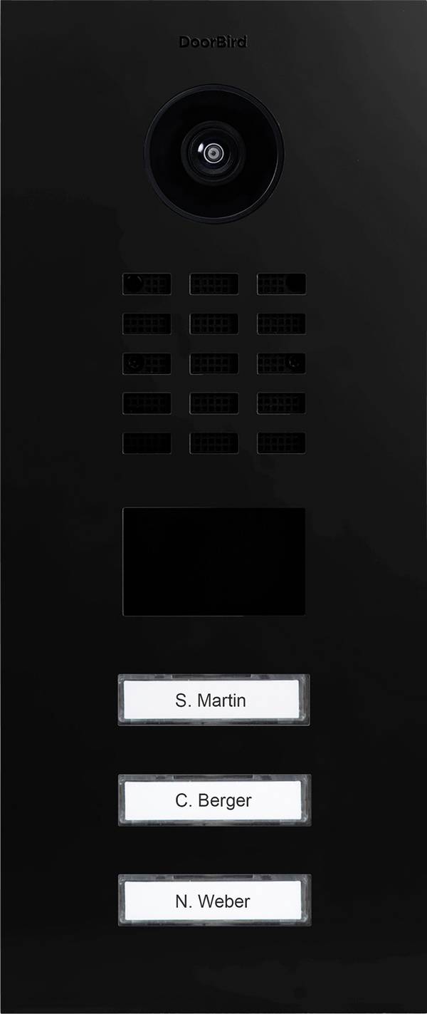 DoorBird  D2103V    Door intercom  LAN  Outdoor panel    Graphite black (semi-gloss)