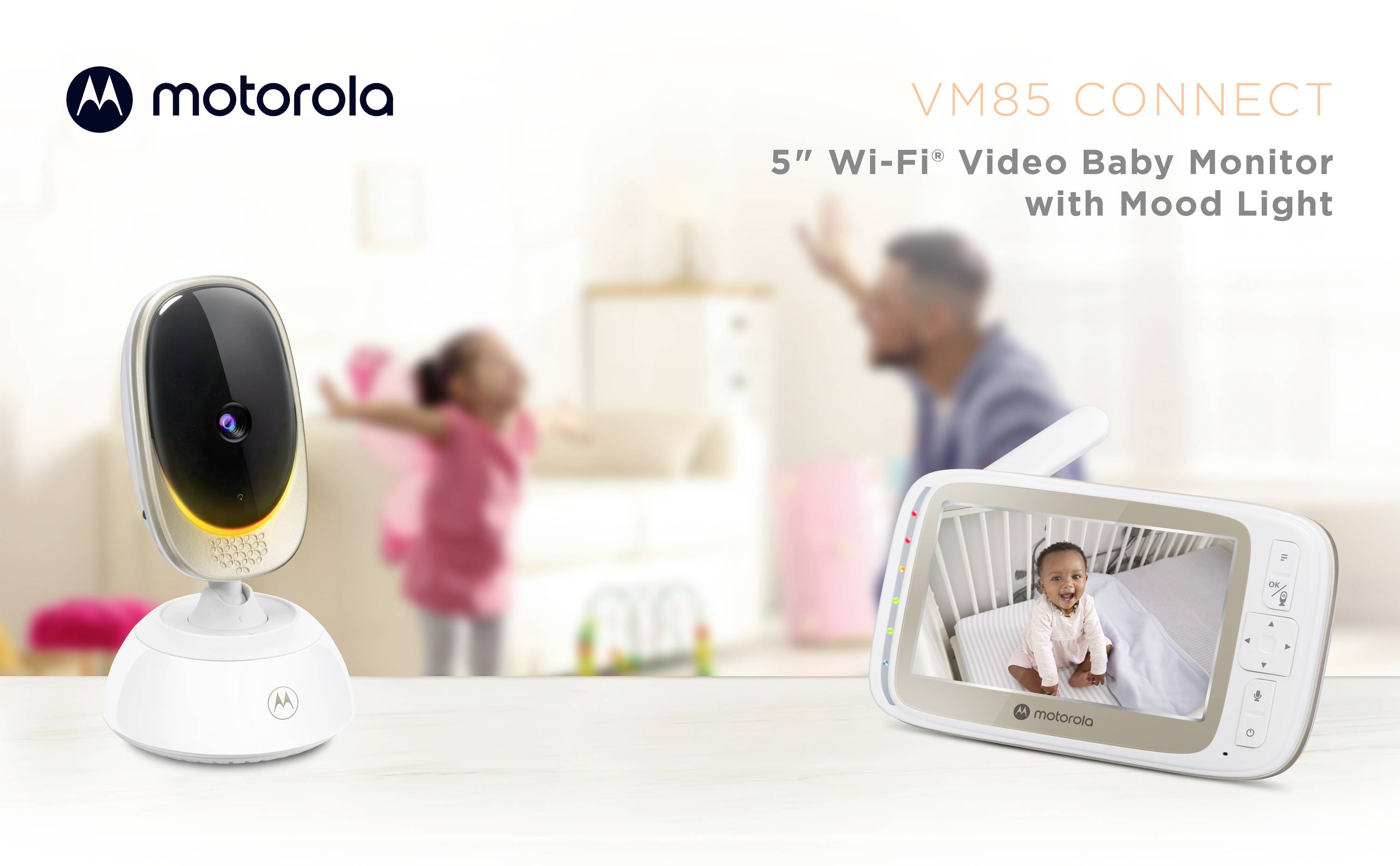 Motorola VM85 Connect VM85 Connect (EU) Baby monitor incl. camera 2.4 GHz-6