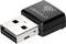 A small black USB dongle labeled 'devolo' with a Wi-Fi symbol, likely used for wireless connectivity.