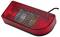 Red and black rectangular tail light with a wired connector, featuring a clear segmented section in the center.