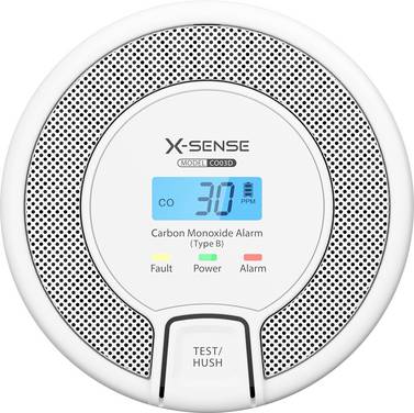 X-Sense CO3D Carbon monoxide detector   battery-powered