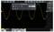 Oscilloscope screen showing a sine wave with a frequency of 1,000.00 kHz and amplitude of 2.141V AC RMS. Time division is 200 µs.