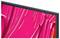 A close-up of a digital display showing bright pink paint strokes with a glossy texture, highlighting vibrant color and smooth finish.