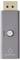 A metallic USB device with a reset button in the center. The word 'renkforce' and a logo are printed at the bottom.