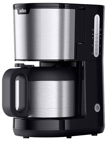 Braun KF 1505 BK Coffee maker Stainless steel, Black Cup volume=9-0