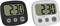 Two digital timers side by side, one black and one white, both displaying '2:30'. Each has buttons labeled 'M', 'S', and 'START/STOP'.