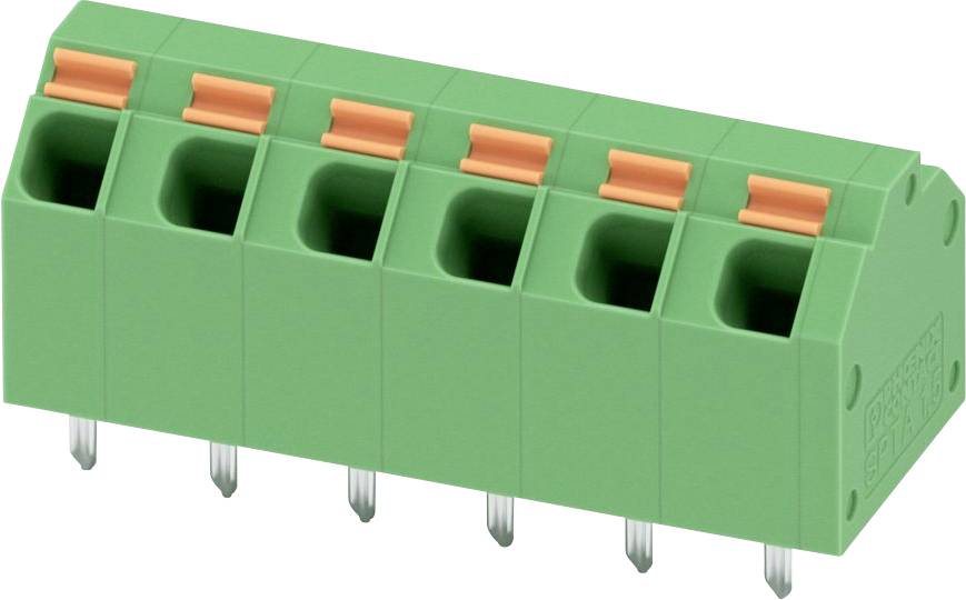 Phoenix Contact 1751202 PCB terminal 1.5 mm² Number of pins 6 Green 50 pc(s)