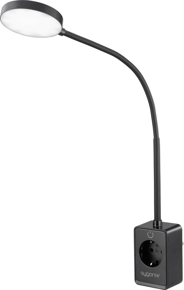 Sygonix  SY-6906670 LED wall light LED EEC: F (A - G) 4.5 W LED (monochrome) Black