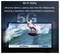 A surfer on a screen with text 'Wi-Fi 5GHz' and 'Ultra-low latency less than 60 milliseconds, ensuring seamless video transmission experience'.