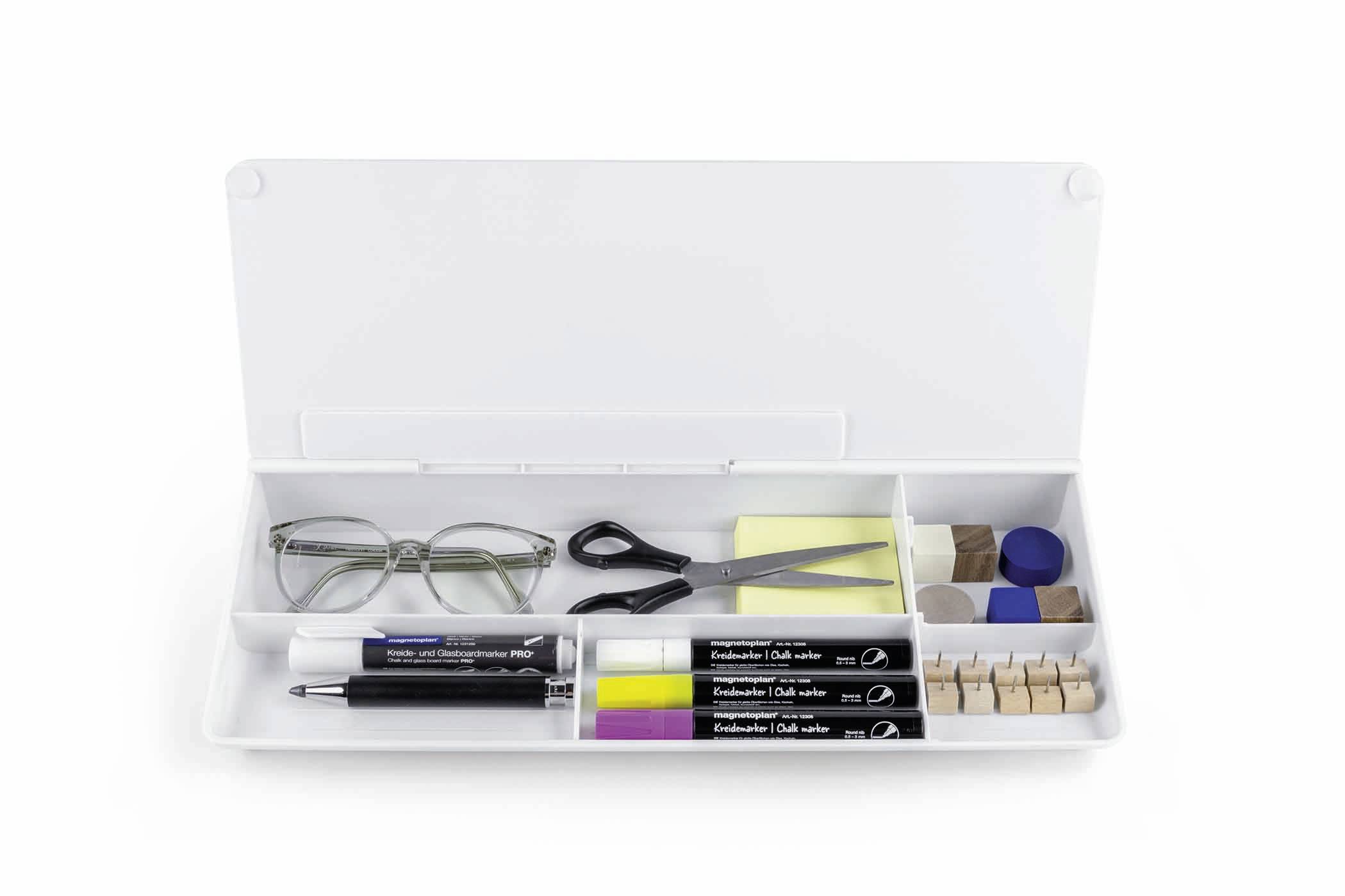 magnetoplan 12315 Desk organiser White No. of drawers: 5-3