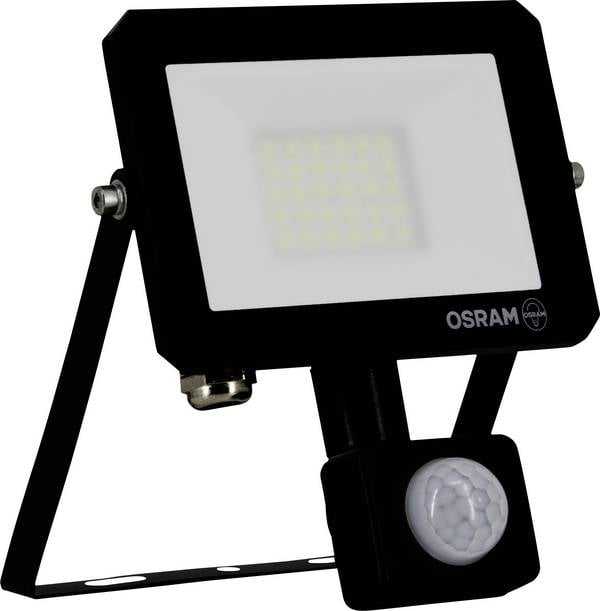 OSRAM HOMELIGHTING FLOODLIGHT LUX SENSOR 20W 865 BLACK 4099854489600 LED floodlight 20.00 W Colours (LEDs): Daylight white