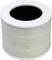 Cylindrical air filter with a white mesh exterior and a black interior, designed to capture dust and allergens for air purification.