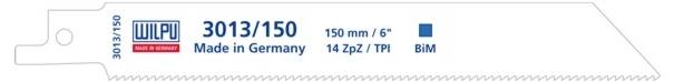 Alarm Werkzeuge 56060025 5-pack HSS bimetal saber saw blade, wavy 14TPI L.151mm Saw blade length 151 mm 5 pc(s)-0