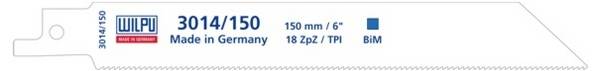 Alarm Werkzeuge 56060026 HSS bimetal-saber saw blade, wavy 18TPI L.151mm Saw blade length 151 mm 1 pc(s)