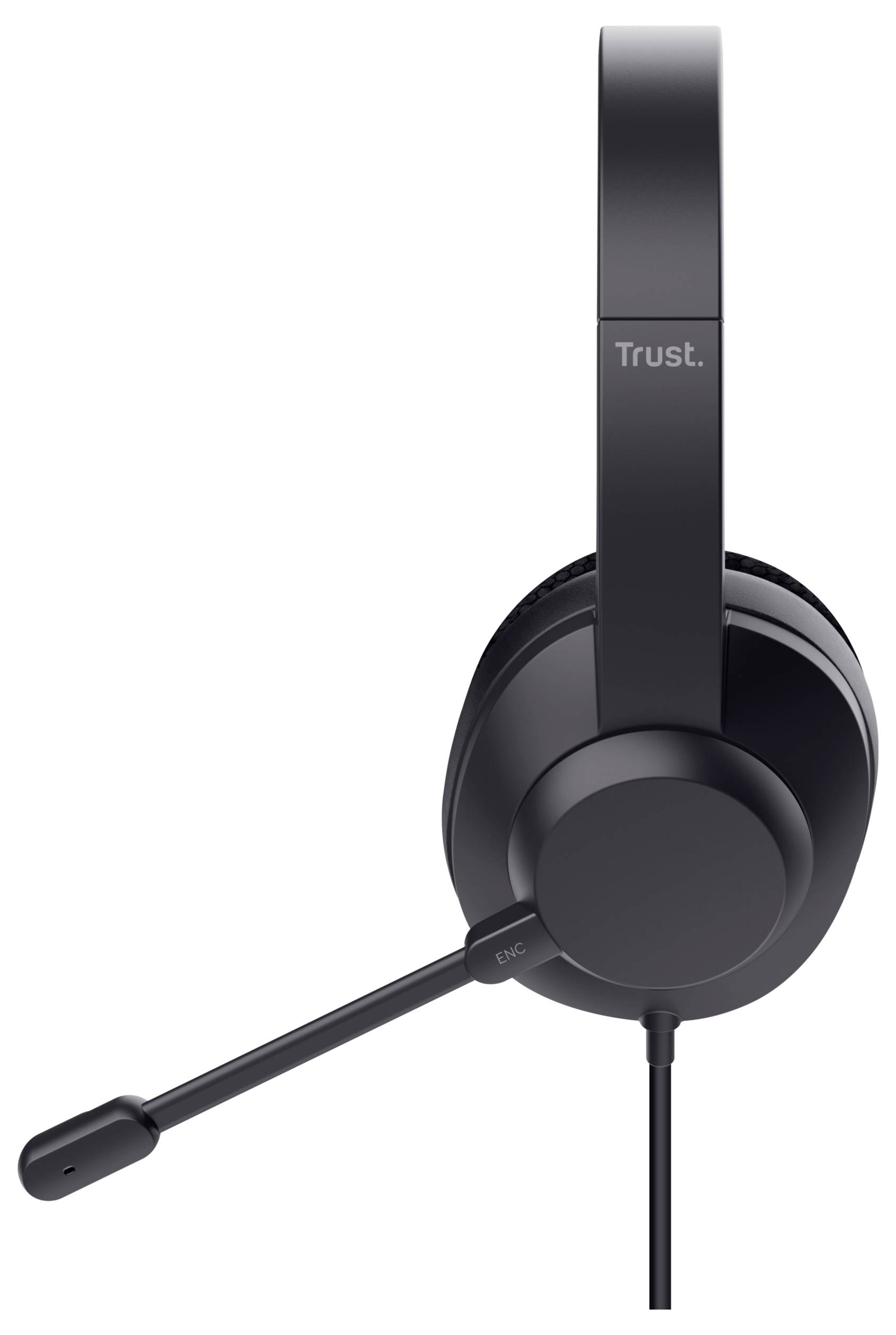 Trust Trust Ayda Max - Headset - On-Ear - kabelgebunden Headphones audio chip Corded (1075100) Black Noise cancelling-5