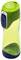 Green and yellow Contigo water bottle with a blue button on the lid for AutoSeal functionality.