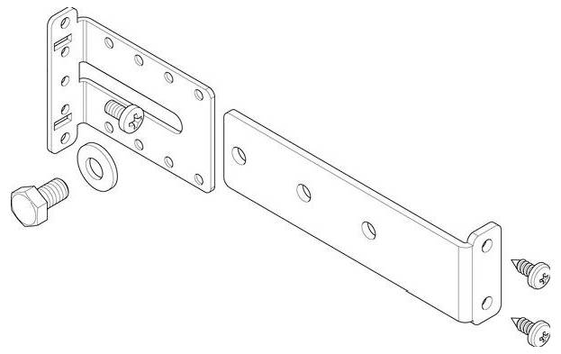 ABN FTV22N2 Low profile bracket 0-125mm reduction_2 continuously adjustable (2 pieces) Lowering bracket 2 pc(s)