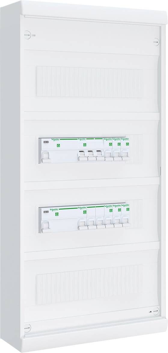 ABN ABNAA104F02 AMIGO Distribution board (equipped) Surface-mount No. of partitions = 48 No. of rows = 4 Content 1 pc(s)