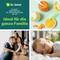 'Dr. Senst Multifunctional 4-in-1 Infrared Thermometer DET-20F' and 'Ideal for the Whole Family' are shown next to a family photo and baby food.