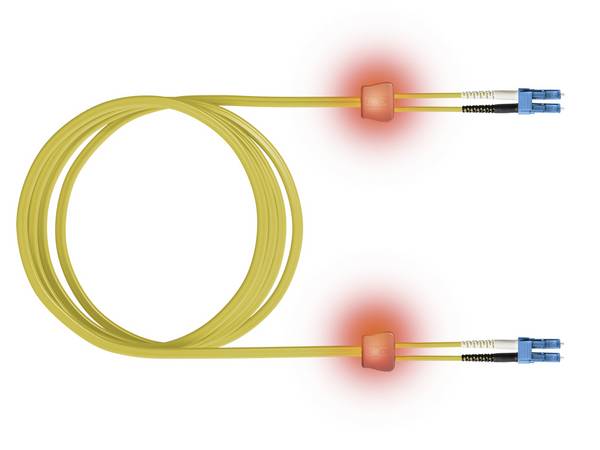 Easylan LSD02200030 Fibreglass FO Cable 3.00 m Yellow [2x LC plug - 2x LC plug] 9/125 µ Singlemode OS2