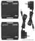 'Manhattan HDMI over IP Extender Kit' includes transmitter, receiver, and regional power adapters, used for extending HDMI signals.