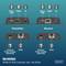 Transmitter and receiver for HDMI IP POE Extender Set, 4K/60Hz, with connections for Micro USB, HDMI, IR, RJ45, and optional power supply.